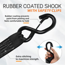 Load image into Gallery viewer, 1.5" x 15' Ratchet Straps 3,000 LBS (4-Packs)