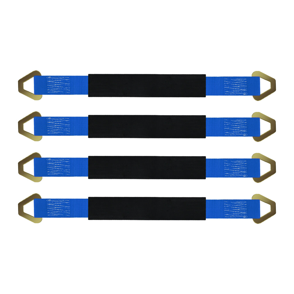 2"x38" D-Ring Straps 10,000 LBS (4-Packs)