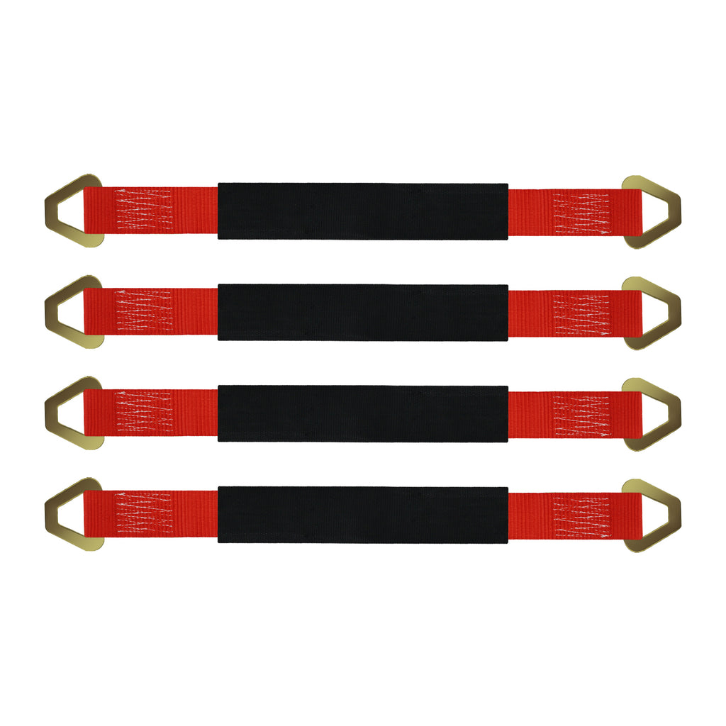 2"x38" D-Ring Straps 10,000 LBS (4-Packs)