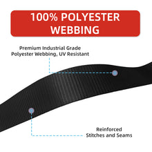 Load image into Gallery viewer, 2"x27' Ratchet Straps 10,000 LBS (1-Pack)