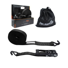 Load image into Gallery viewer, 2"x27' Ratchet Straps 10,000 LBS (1-Pack)