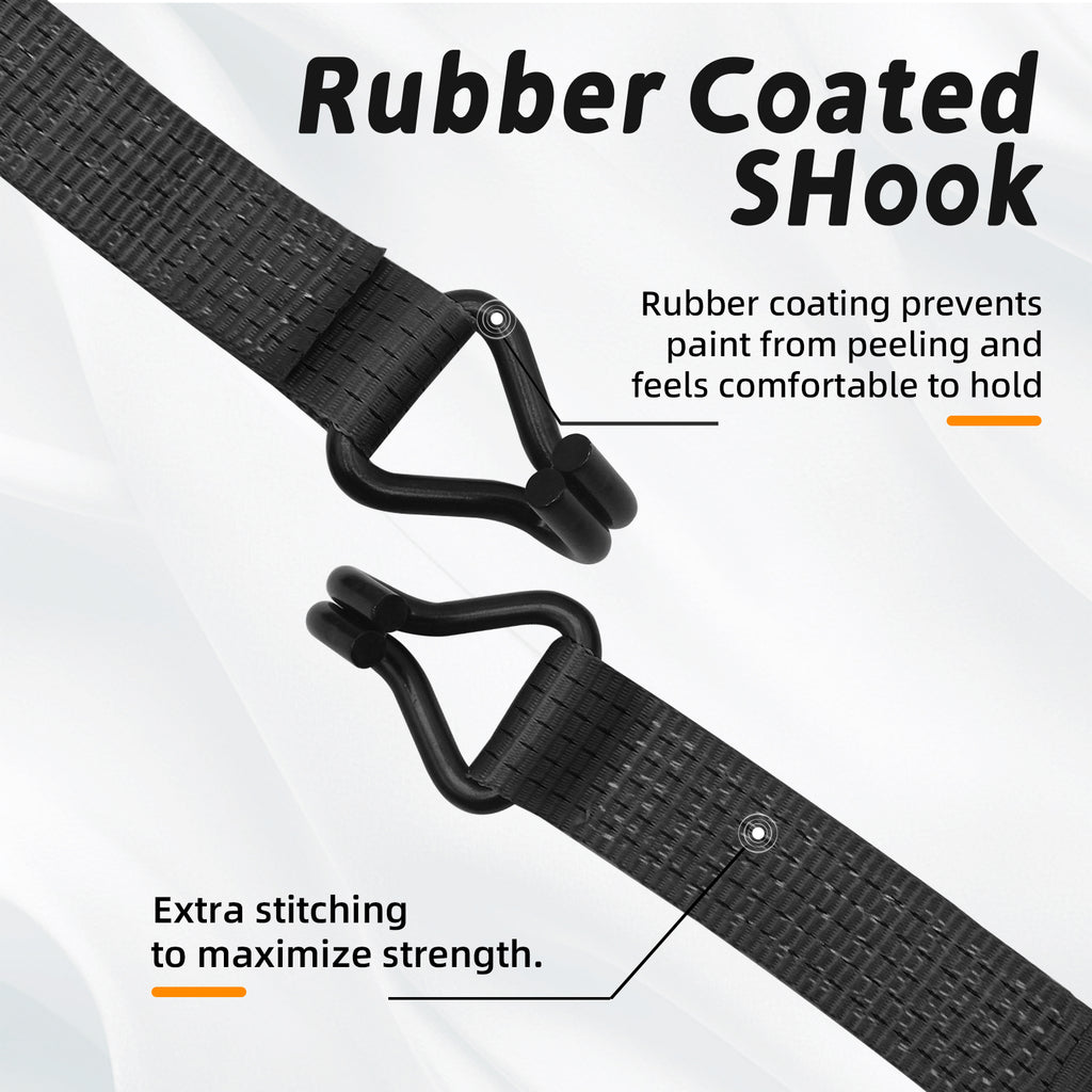 2"x27' Ratchet Straps 10,000 LBS (1-Pack)