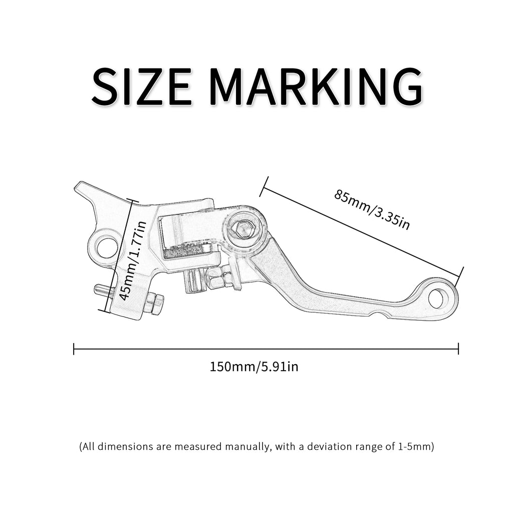 360° Folding Brake Clutch Lever for SX SXF