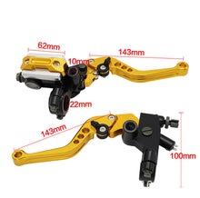 Load image into Gallery viewer, 22mm Brake Clutch Lever