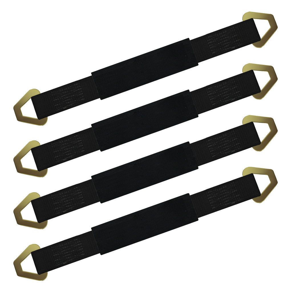 2"x38" D-Ring Straps 10,000 LBS (4-Packs)