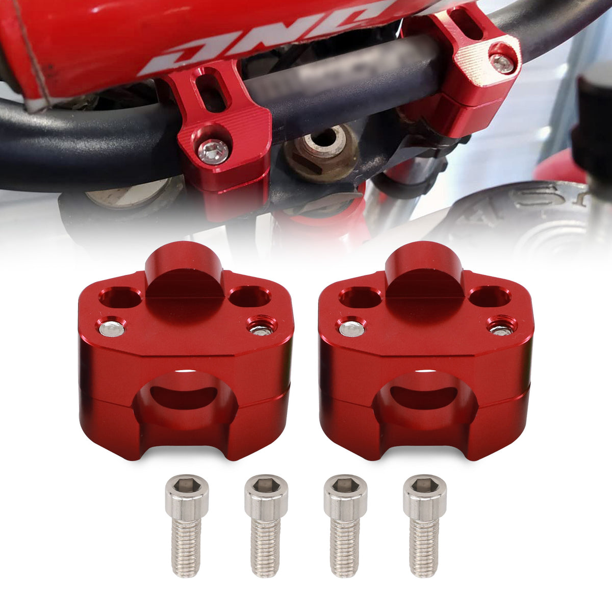 Bar Adapt Riser Convert 22 mm to 28 mm Handlebars for Most 22mm ...