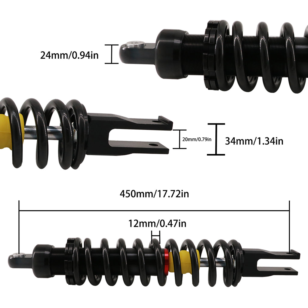 14x450mm Rear Shock (EXP 150/KEX AIR223)