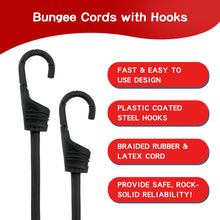 Load image into Gallery viewer, 28Pcs Bungee Cords with Hooks